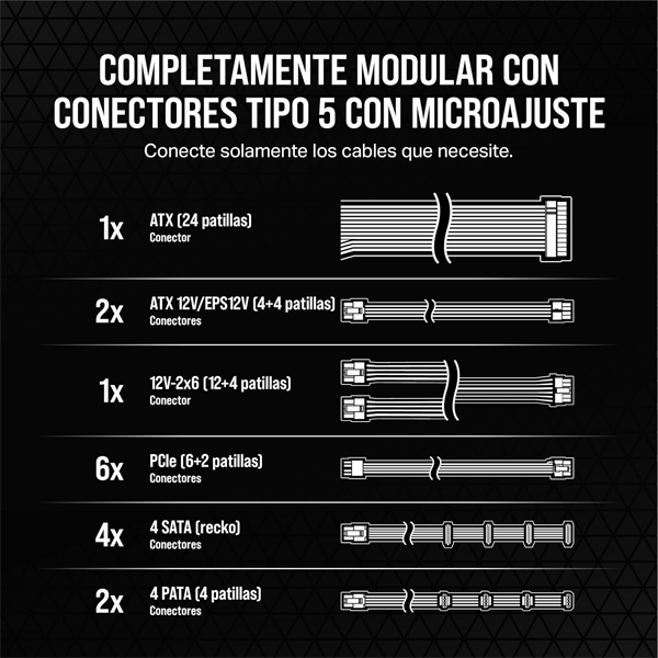 FUENTE CORSAIR RM1200X SHIFT 80 PLUS GOLD ATX 3.1_1