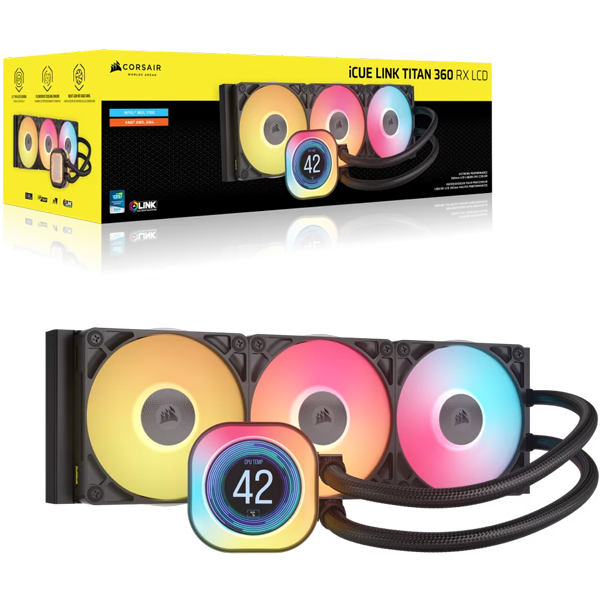 SISTEMA DE ENFRIAMIENTO CORSAIR iCUE LINK TITAN 360 RX LCD CW-9061023-WW_5