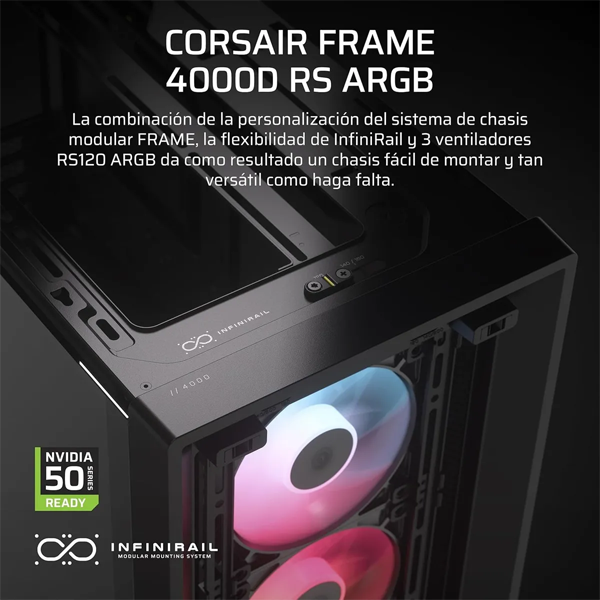 GABINETE CORSAIR 4000D RS ARGB BLACK_3