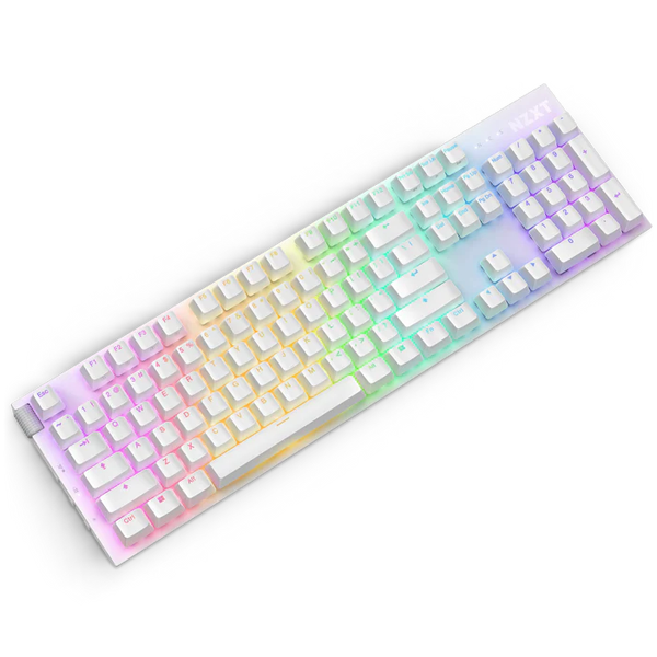TECLADO NZXT FUNCTION 2 GATERON LINEAR RGB BLANCO INGLES_2