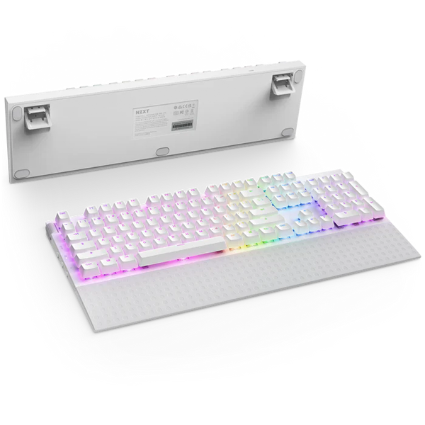 TECLADO NZXT FUNCTION 2 GATERON LINEAR RGB BLANCO INGLES_3
