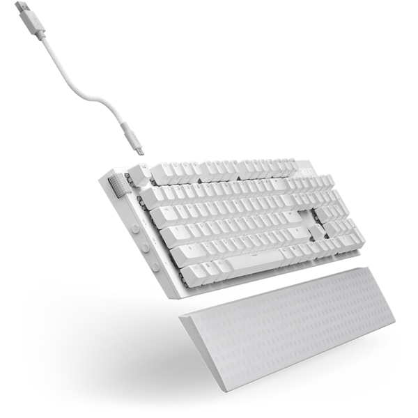 TECLADO NZXT FUNCTION 2 GATERON LINEAR RGB BLANCO INGLES_5