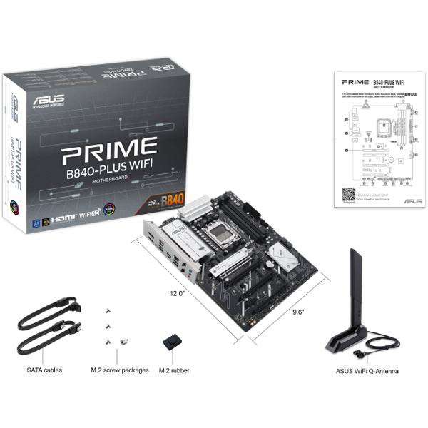TARJETA MADRE ASUS PRIME B840 PLUS WIFI AM5 DDR5_6